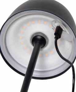 Utebelysning|Utebelysning|Jotex RONDA USB Uppladdningsbar Bordslampa Svart