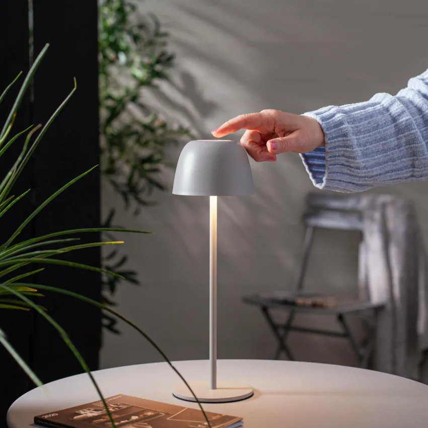 Utebelysning|Utebelysning|Jotex RONDA USB Uppladdningsbar Bordslampa Grey