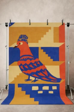 Ullmattor|Jotex ROOF PIGEON Ullmatta 200x300 Cm Multi
