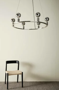 Taklampor|Kristallkronor & Takkronor|Jotex ROYAL Taklampa ø 80 Cm Krom