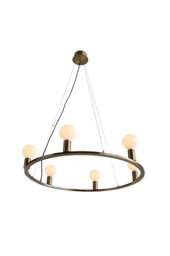 Taklampor|Kristallkronor & Takkronor|Jotex ROYAL Taklampa ø 80 Cm Mässing