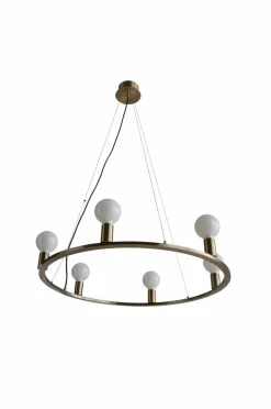 Taklampor|Kristallkronor & Takkronor|Jotex ROYAL Taklampa ø 80 Cm Mässing