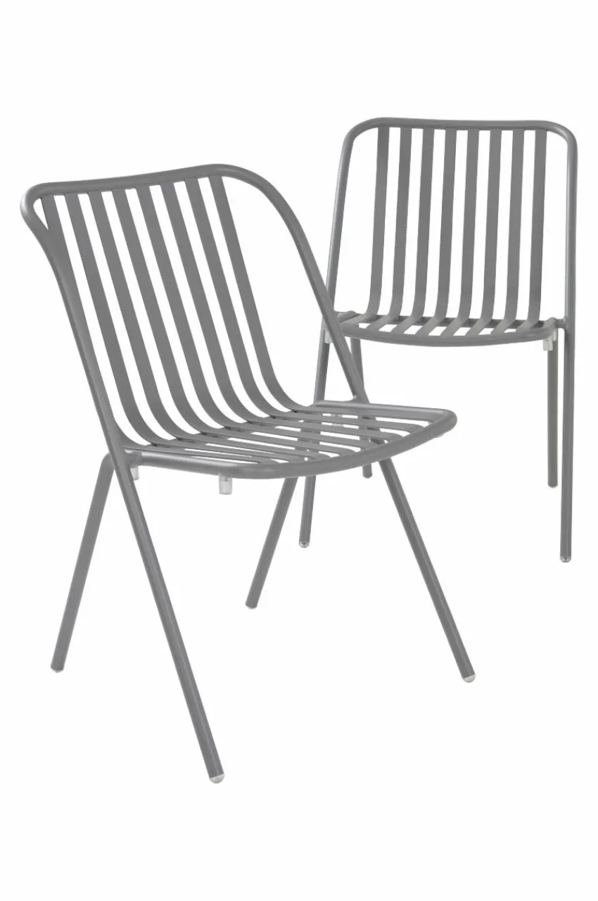 Utestolar & Utepallar|Utemöbler|Jotex ROYAN Utestol 2-pack Grå