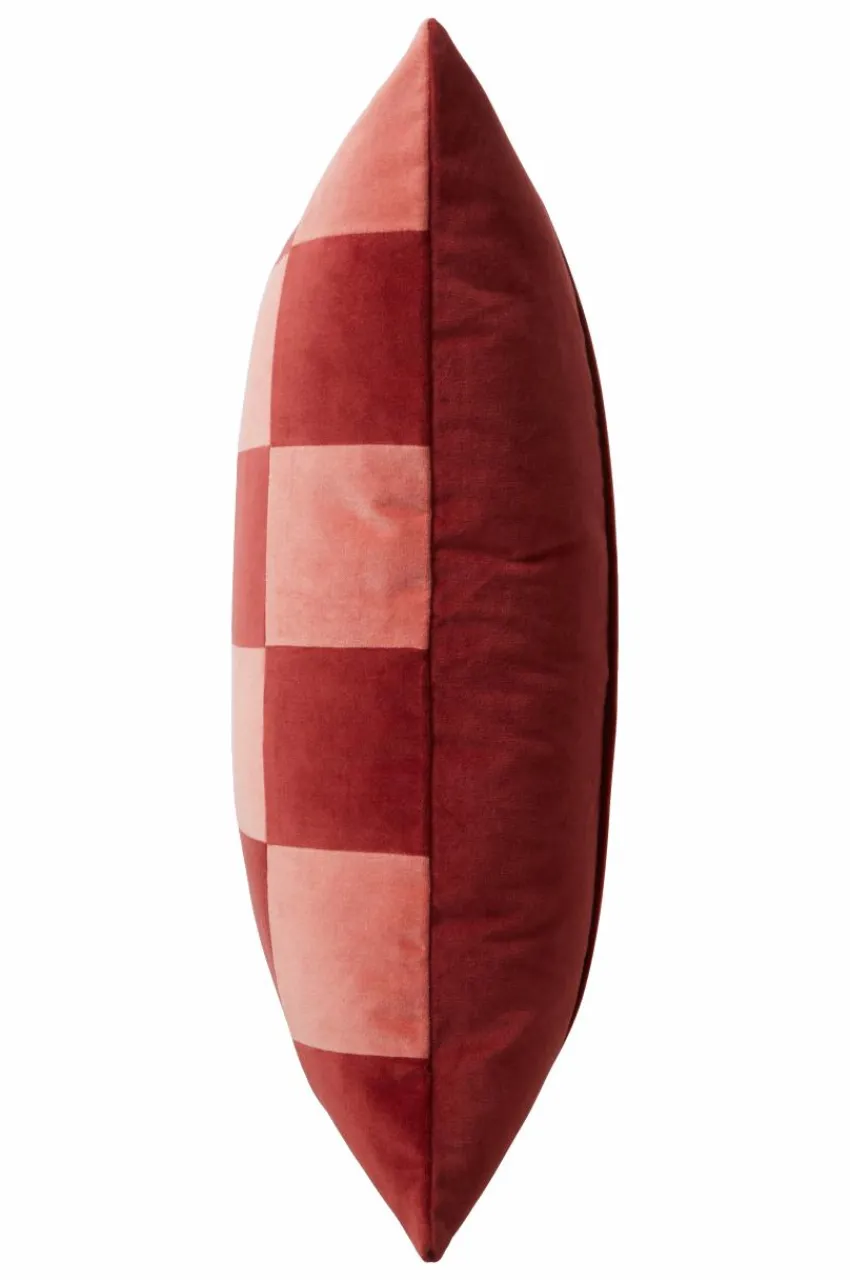 Prydnadskuddar & Fodral|Jotex RUTH CHECK Kuddfodral 60x40 Cm Rosa/röd