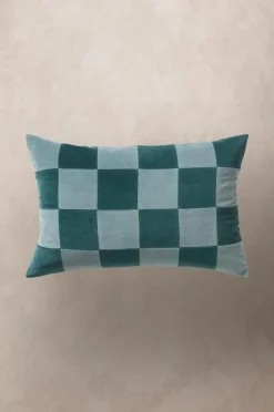Prydnadskuddar & Fodral|Jotex RUTH CHECK Kuddfodral 60x40 Cm Blå/grön