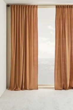Multifunktionsgardiner|Jotex SADIE Multifunktionsgardin 2-pack Bränd orange