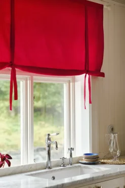 Hissgardiner|Jotex SADIE Roll-up Gardin Röd