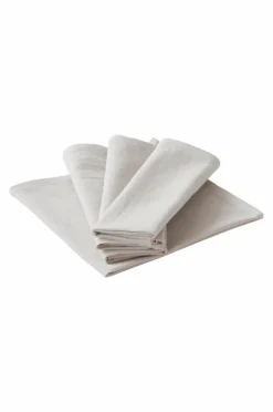 Servetter|Jotex SADIE Servett 4-pack Ljusgrå