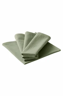 Servetter|Jotex SADIE Servett 4-pack Salviagrön