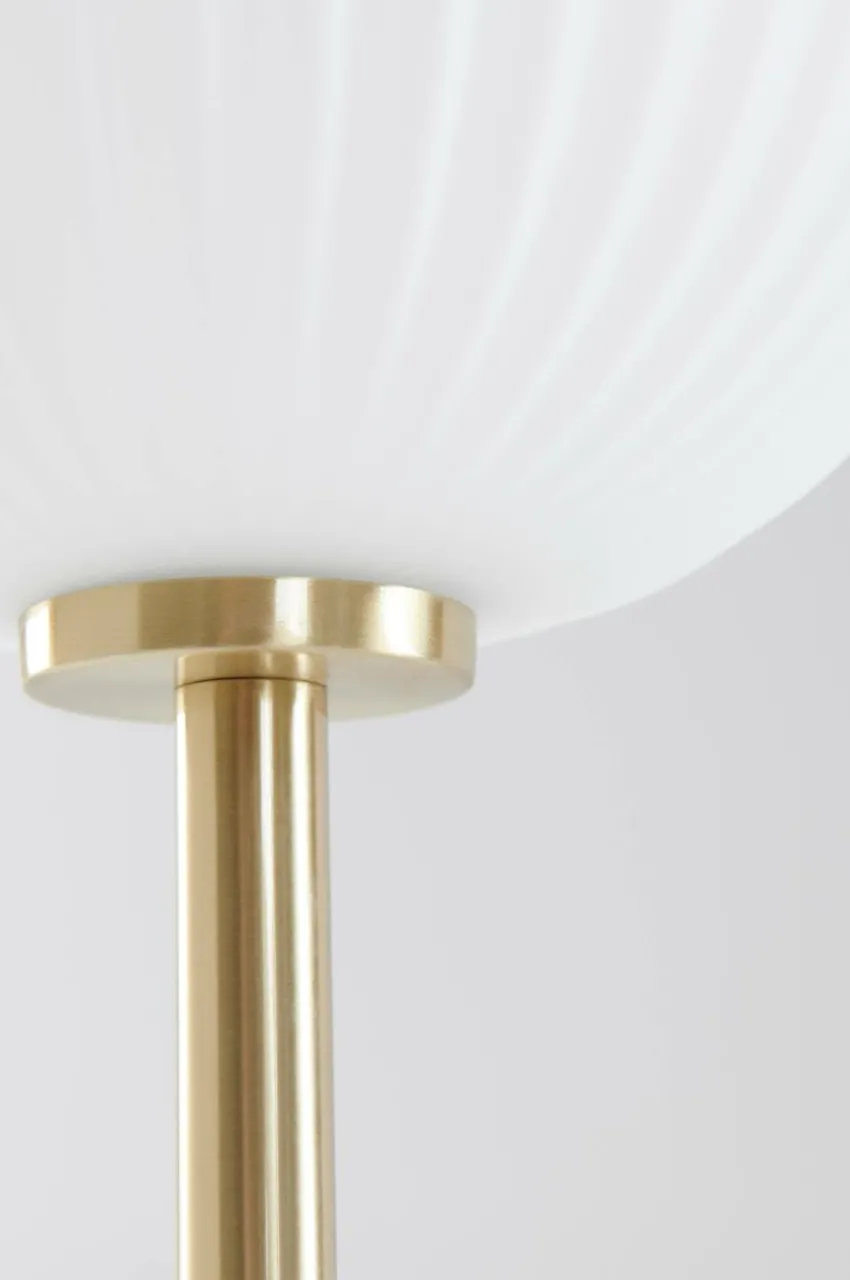 Golvlampor|Jotex SAINT Golvlampa Mässing/vit