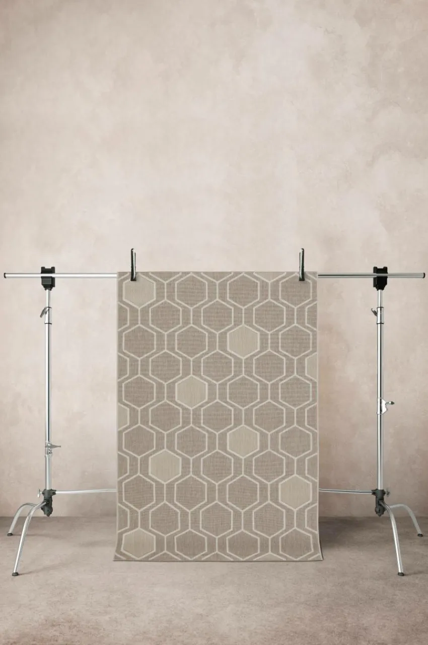 Utomhusmattor|Utomhusmattor|Jotex SAN DONA Utomhusmatta Beige/naturvit