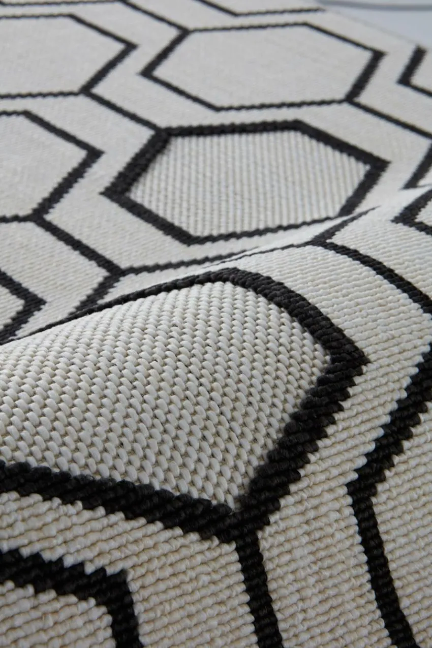 Utomhusmattor|Utomhusmattor|Jotex SAN DONA Utomhusmatta Beige/svart