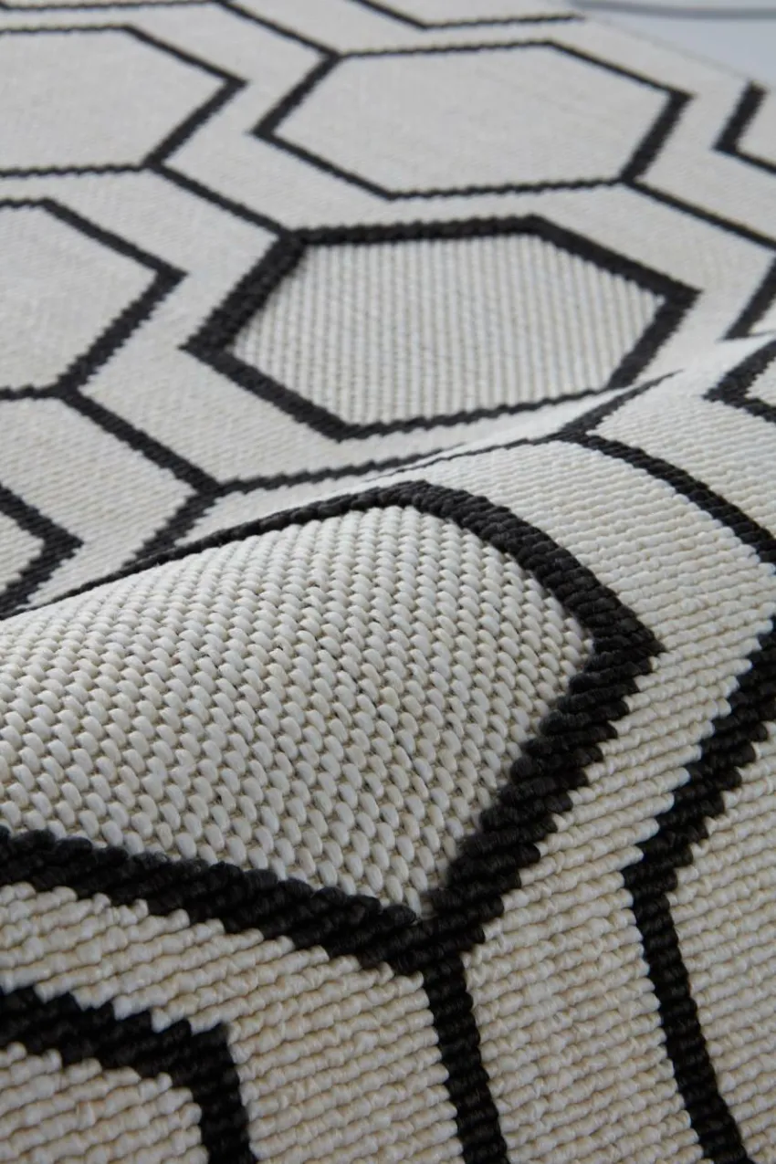 Utomhusmattor|Utomhusmattor|Jotex SAN DONA Utomhusmatta Beige/svart