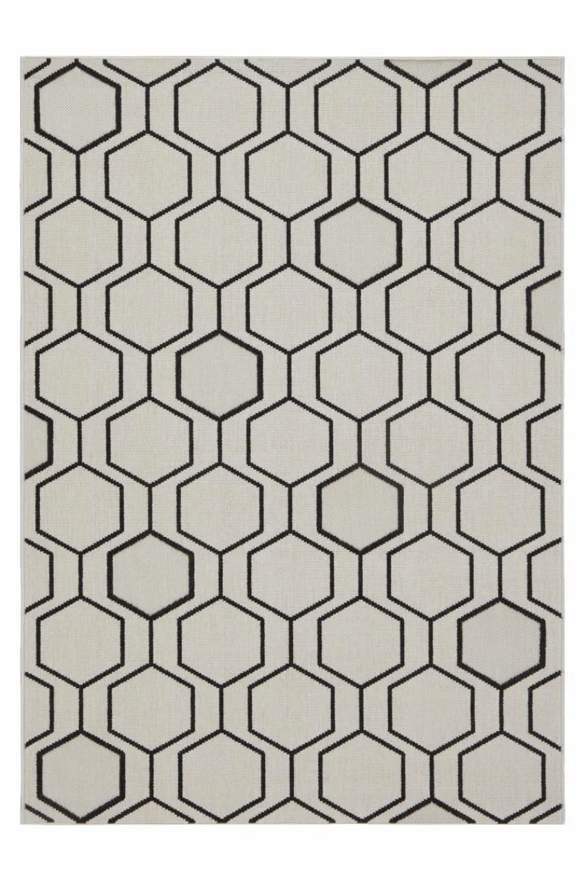 Utomhusmattor|Utomhusmattor|Jotex SAN DONA Utomhusmatta Beige/svart