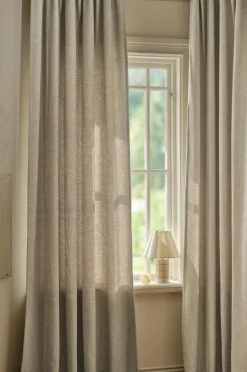 Multifunktionsgardiner|Jotex SANDY Bouclégardin 2-pack Beige