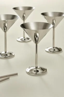 Juldukning|Glas|Jotex SARAI Cocktailglas 4-pack Silver