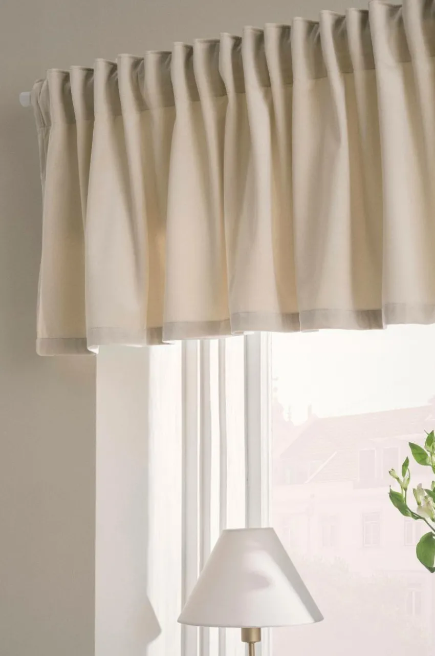 Gardinkappor|Jotex SAVANNAH Gardinkappa Ljus linnebeige