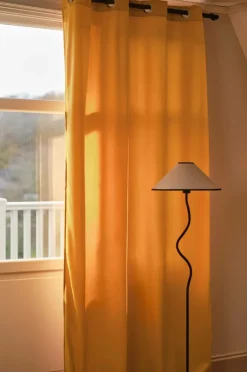 Julgardiner|Öljettgardiner|Jotex SAVANNAH öljettgardin - 1 Längd Gul