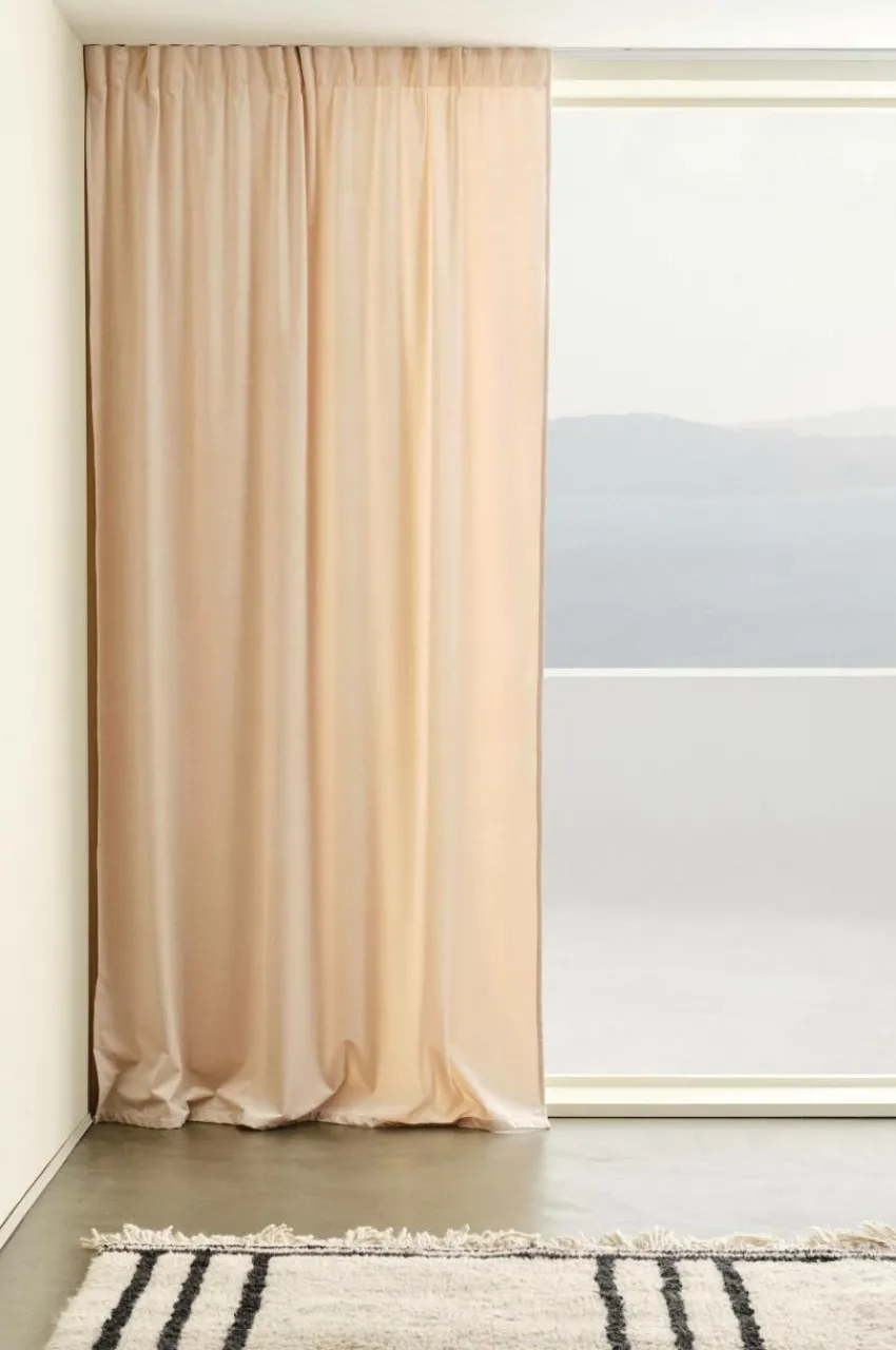 Sammetsgardiner|Multifunktionsgardiner|Jotex SAVANNAH Multifunktionsgardin - 1 Längd Ljus beige