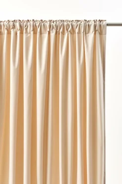 Sammetsgardiner|Multifunktionsgardiner|Jotex SAVANNAH Multifunktionsgardin - 1 Längd Ljus beige