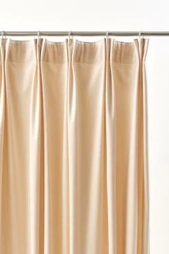 Sammetsgardiner|Multifunktionsgardiner|Jotex SAVANNAH Multifunktionsgardin - 1 Längd Ljus beige