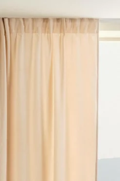 Sammetsgardiner|Multifunktionsgardiner|Jotex SAVANNAH Multifunktionsgardin - 1 Längd Ljus beige
