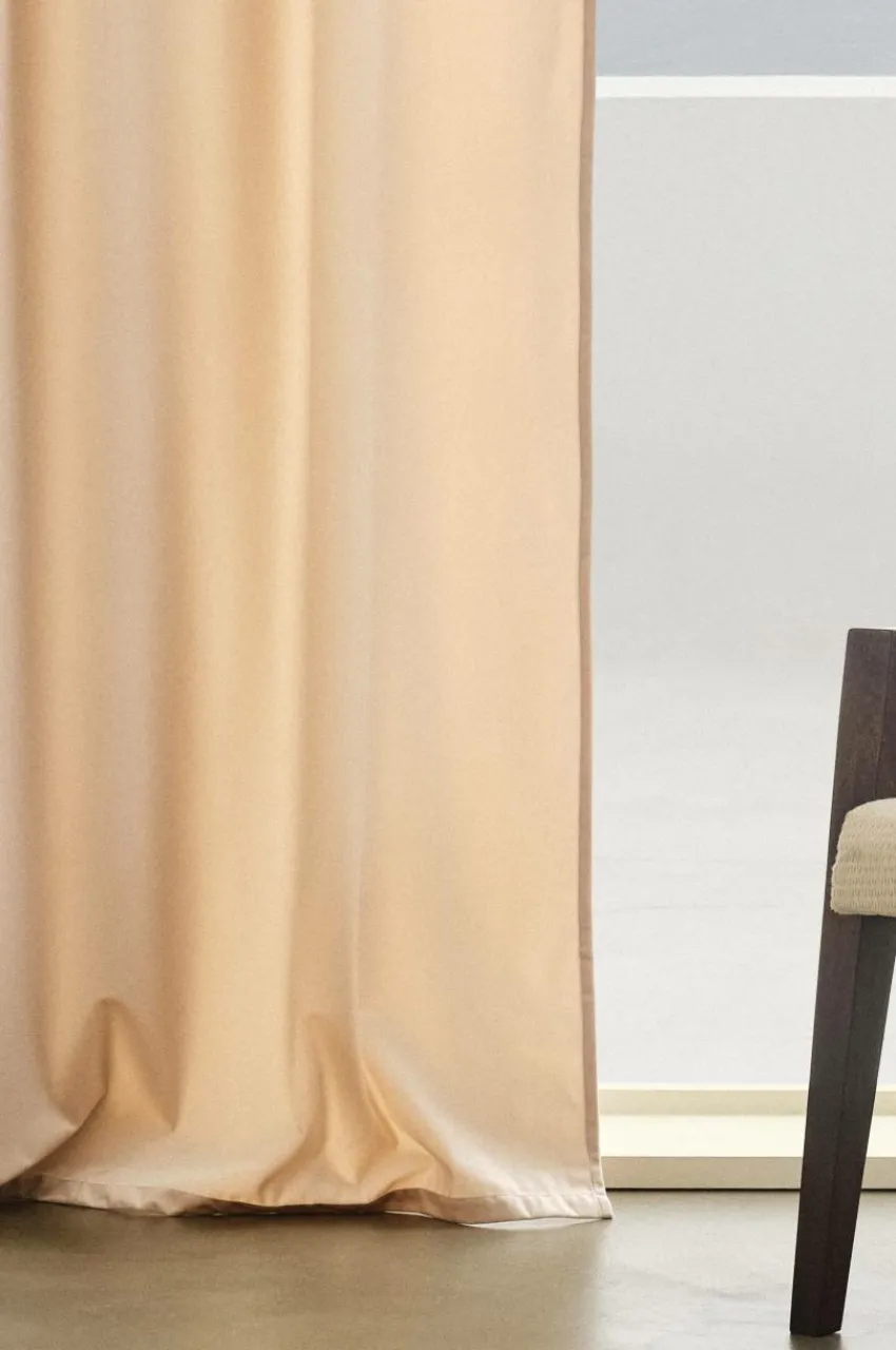 Sammetsgardiner|Multifunktionsgardiner|Jotex SAVANNAH Multifunktionsgardin - 1 Längd Ljus beige
