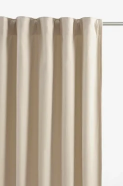Sammetsgardiner|Multifunktionsgardiner|Jotex SAVANNAH Multifunktionsgardin - 1 Längd Ljus linnebeige