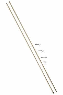 Gardinstänger|Jotex SCALA Gardinstång 210-380 Cm Antikmässing