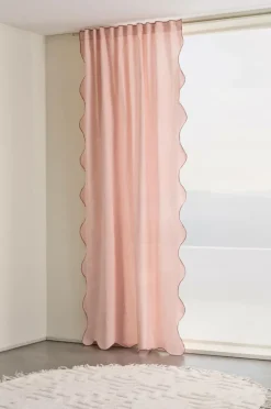 Barngardiner|Jotex SCALINA Multifunktionsgardin 1 Längd Extra Bred Ljusrosa