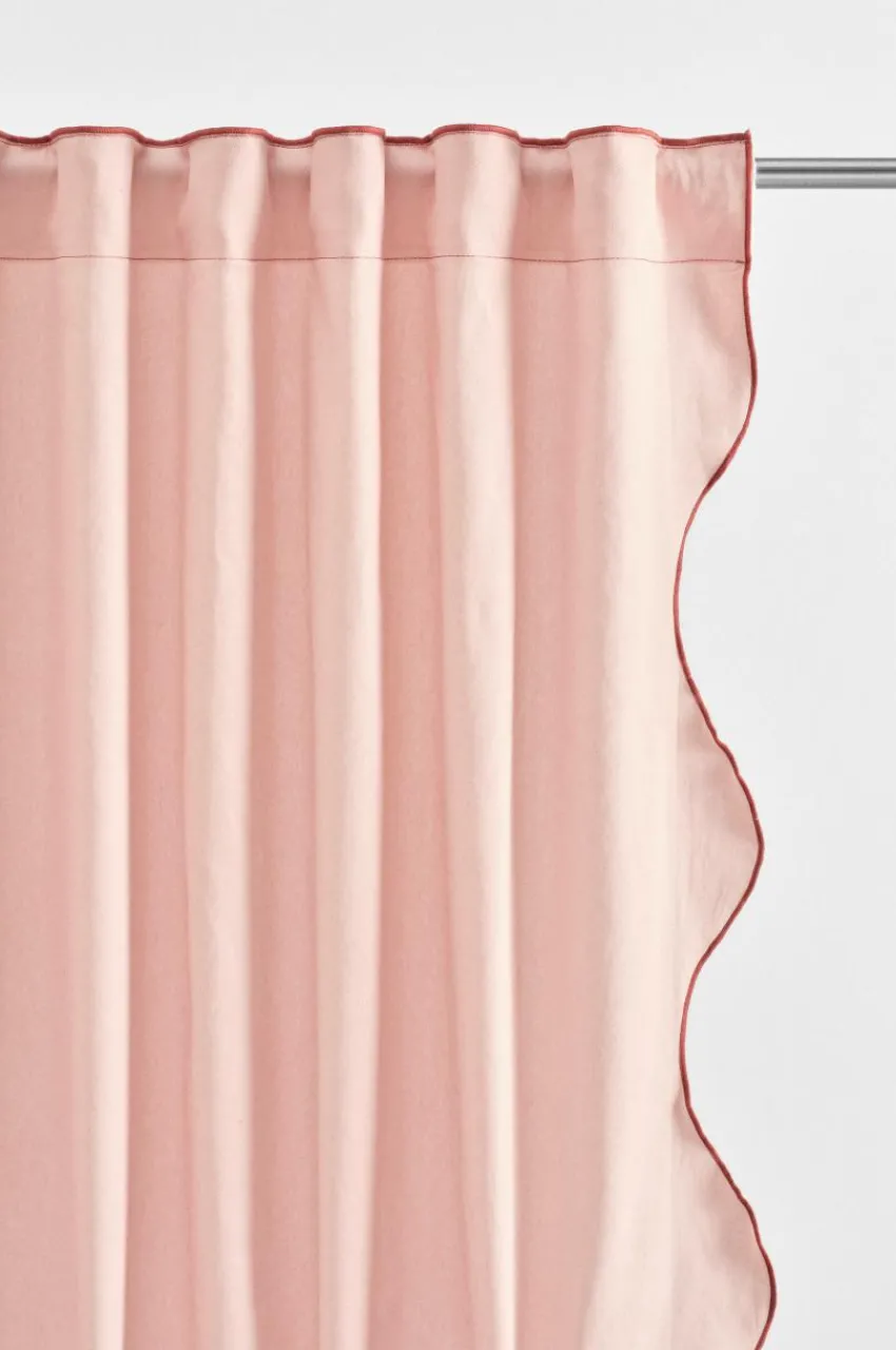 Barngardiner|Jotex SCALINA Multifunktionsgardin 1 Längd Extra Bred Ljusrosa