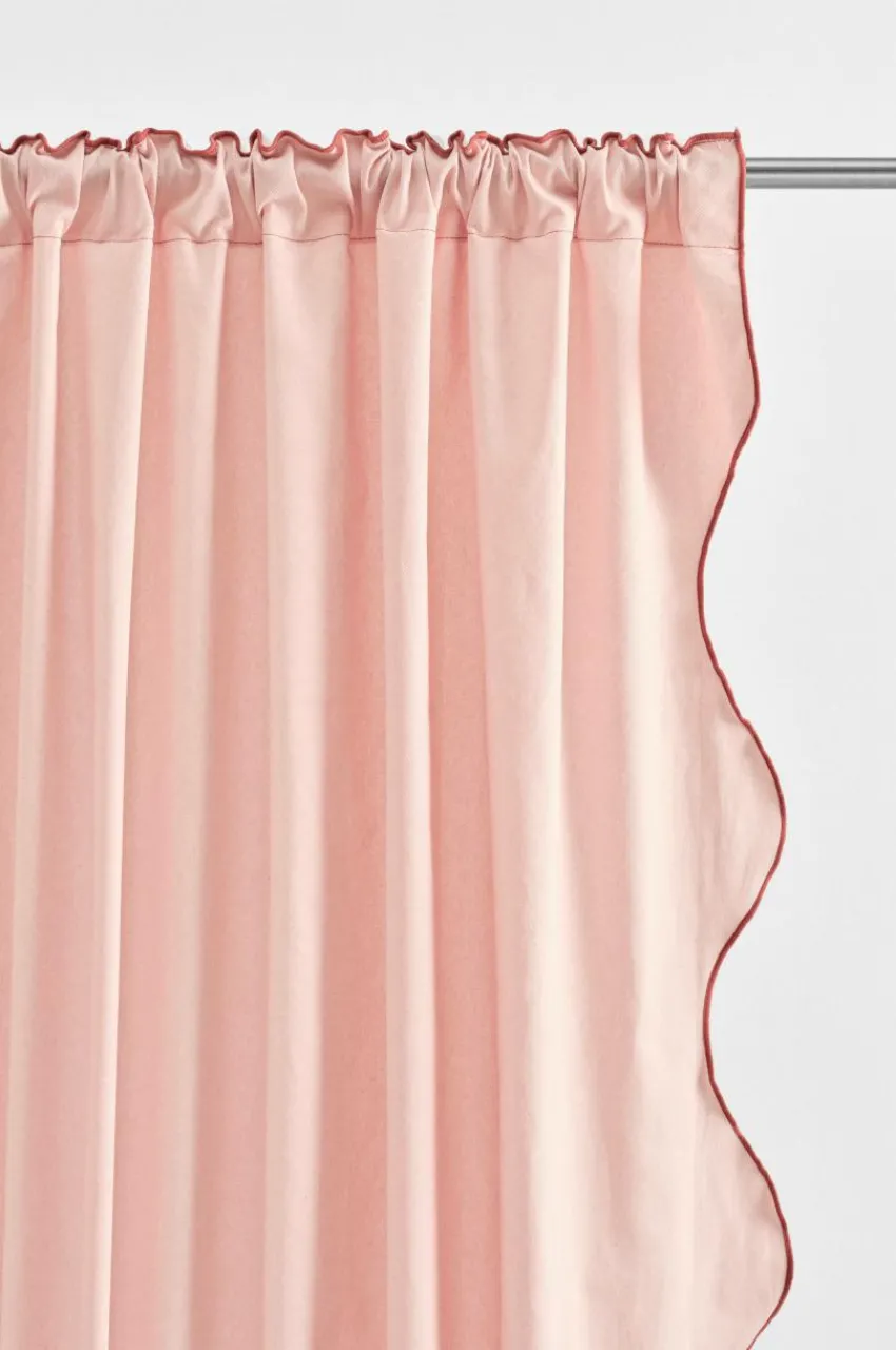 Barngardiner|Jotex SCALINA Multifunktionsgardin 1 Längd Extra Bred Ljusrosa