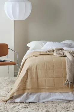 Överkast|Jotex SENTE överkast - Dubbelsäng 260x260 Cm Linnebeige