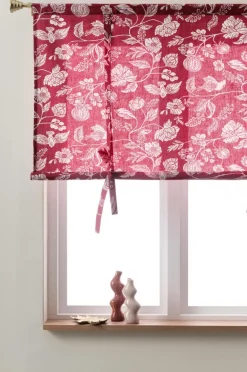 Julgardiner|Hissgardiner|Jotex SERAFINA Roll Up-gardin Röd