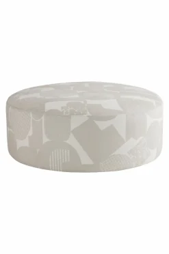 Sittpuffar|Jotex SHANGHAI PRINT Sittpuff ø 90 Cm Beige/vit