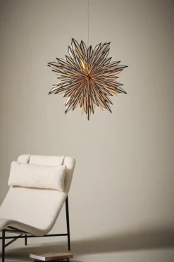 Julbelysning|Jotex SHAULA Julstjärna ø 64 Cm Svart