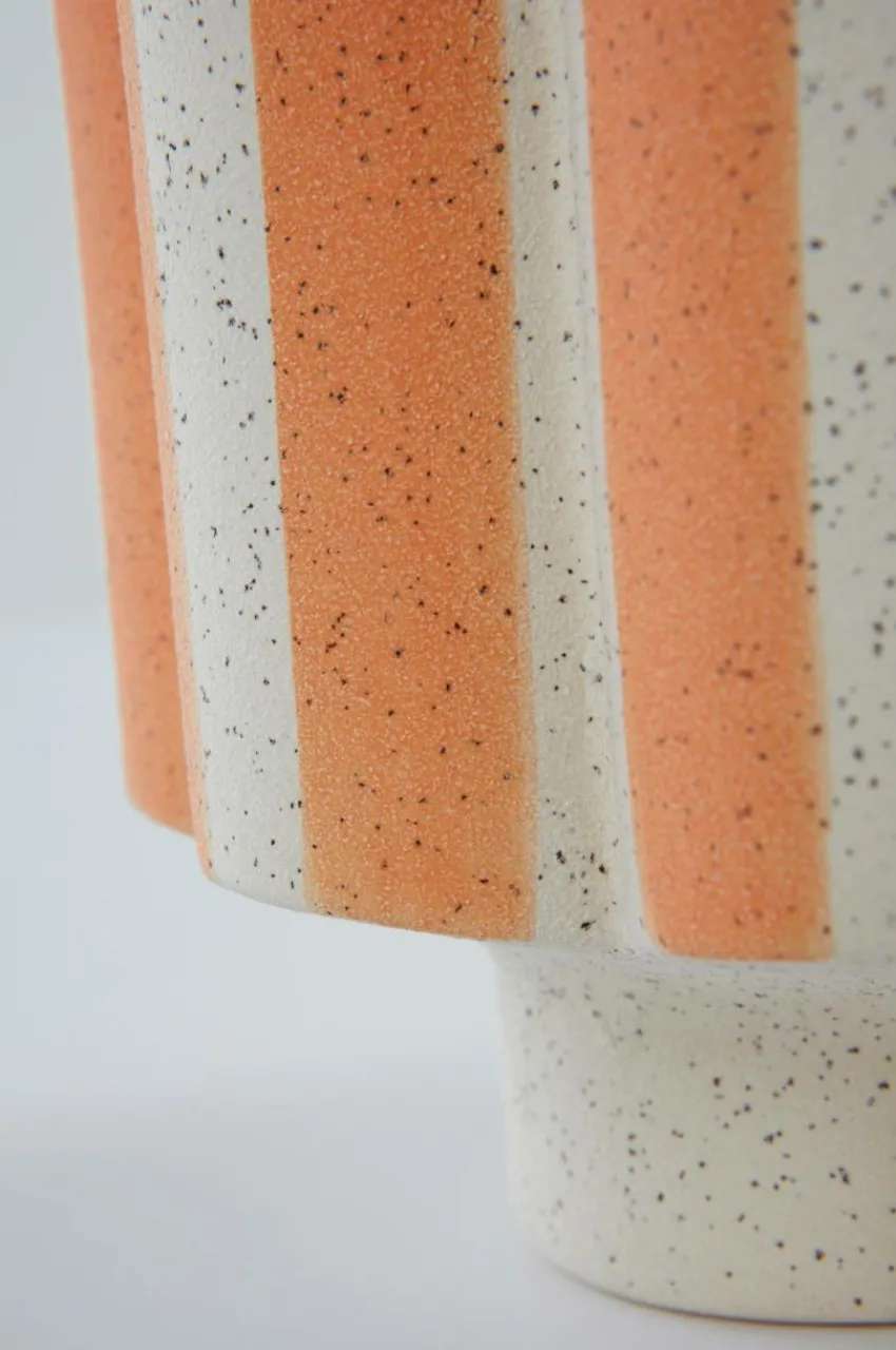 Krukor|Jotex SIGFRID STRIPE Kruka Aprikos/naturvit