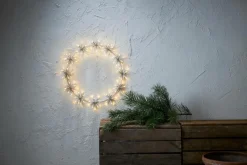 Utebelysning|Utebelysning|Jotex Siluett Flower Ring 50cm Vit