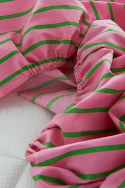 Dra-På-Lakan|Jotex SIMA Dra-på-lakan Ekologisk Rosa/grön