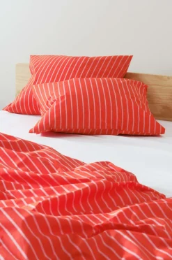 Örngott|Jotex SIMA örngott 2-pack Ekologisk Tomatröd/rosa
