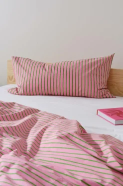 Örngott|Jotex SIMA örngott 90x50 Cm Ekologisk Rosa/grön