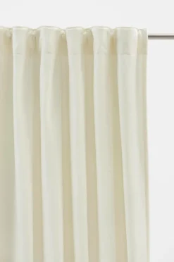 Sammetsgardiner|Multifunktionsgardiner|Jotex SIMONE Multifunktionsgardin 2-pack Cremevit