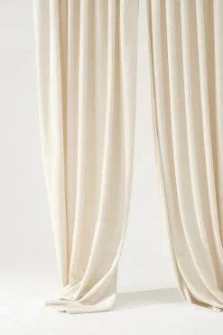 Sammetsgardiner|Multifunktionsgardiner|Jotex SIMONE Multifunktionsgardin 2-pack Greige