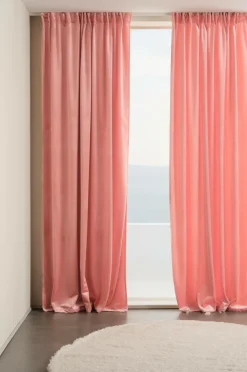 Sammetsgardiner|Multifunktionsgardiner|Jotex SIMONE Multifunktionsgardin 2-pack Terracotta rosa