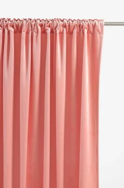 Sammetsgardiner|Multifunktionsgardiner|Jotex SIMONE Multifunktionsgardin 2-pack Terracotta rosa