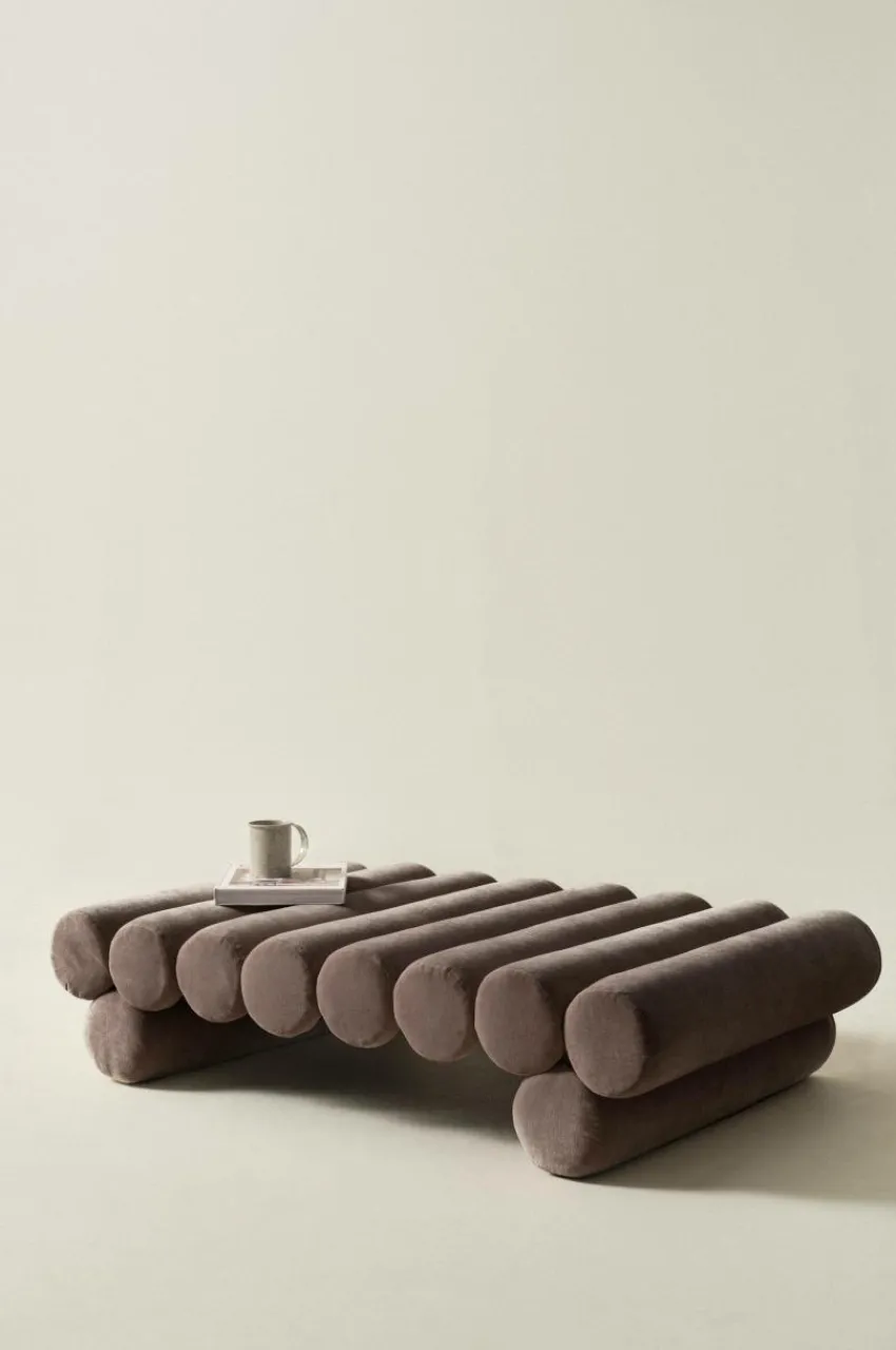 Sittpuffar|Jotex SIMONETTA Sittpuff 77x122 Cm Varm gråbrun