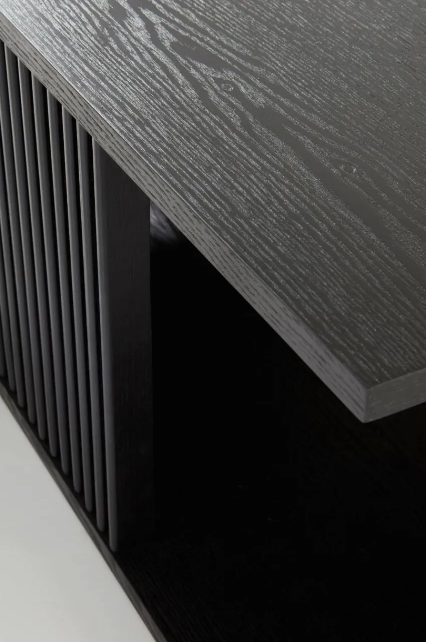 Bord|Jotex SION Soffbord 100x100 Cm Svart askfanér