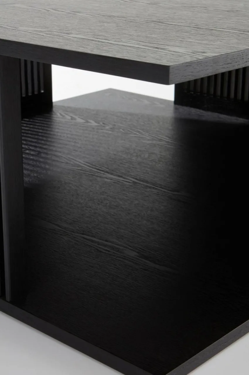 Bord|Jotex SION Soffbord 100x100 Cm Svart askfanér