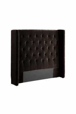 Sänggavlar|Jotex SKENE LYX Sänggavel 120 Cm Mörkbrun