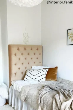 Sänggavlar|Jotex SKENE Sänggavel 90 Cm Puderbeige